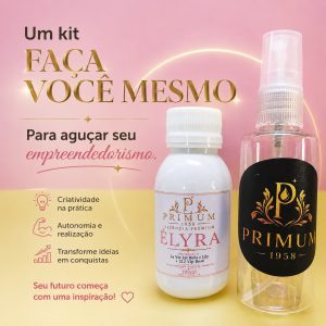 O kit acompanha o que você precisa para começar: 1 Base Contendo 35ml, (Álcool de cereais + Água Desmineralizada + Fixador) 1 Essência de 15ml, disponível, à sua escolha É só misturar e terá seu perfume predileto.
